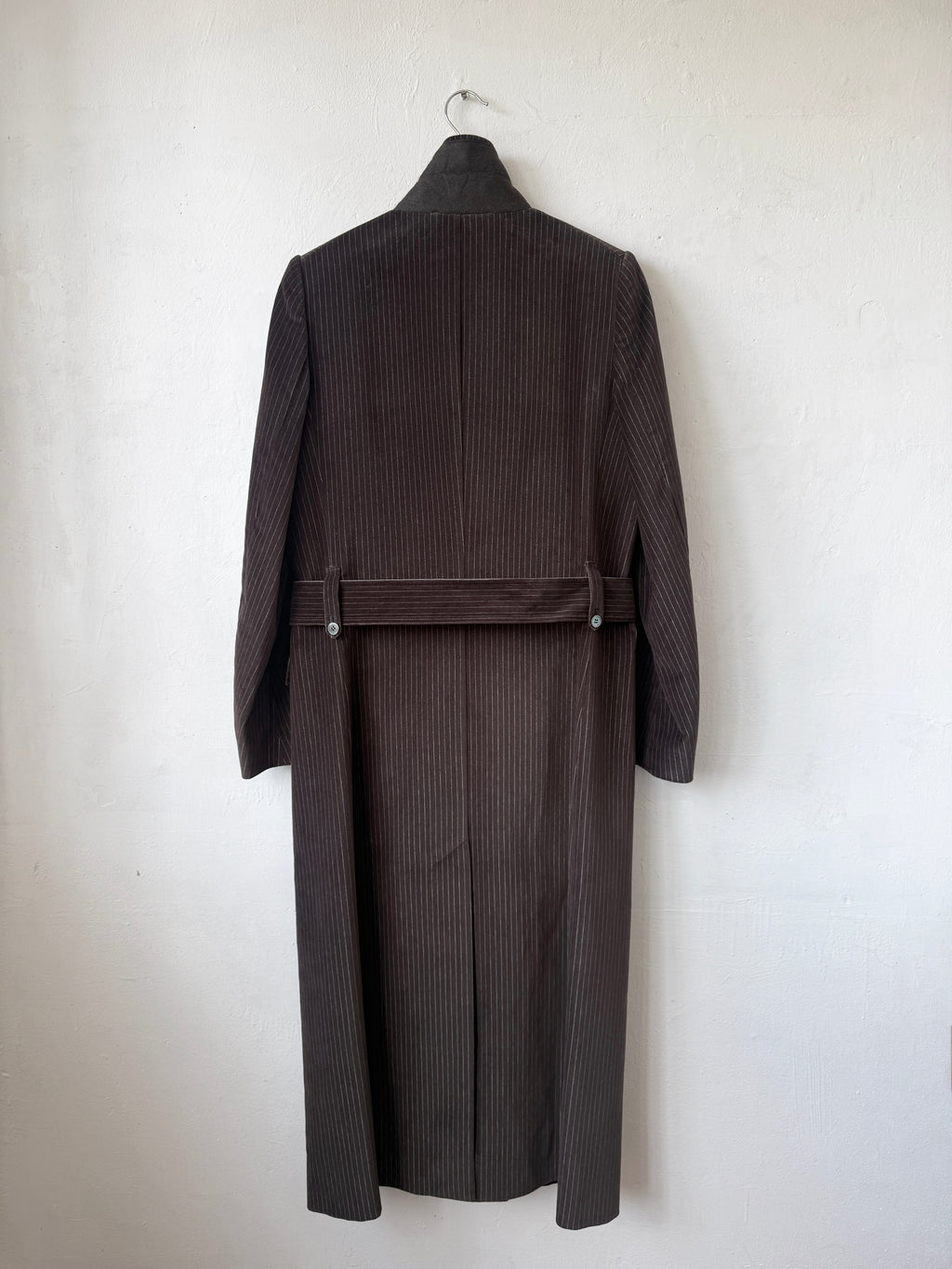 Double Breasted Belted Coat