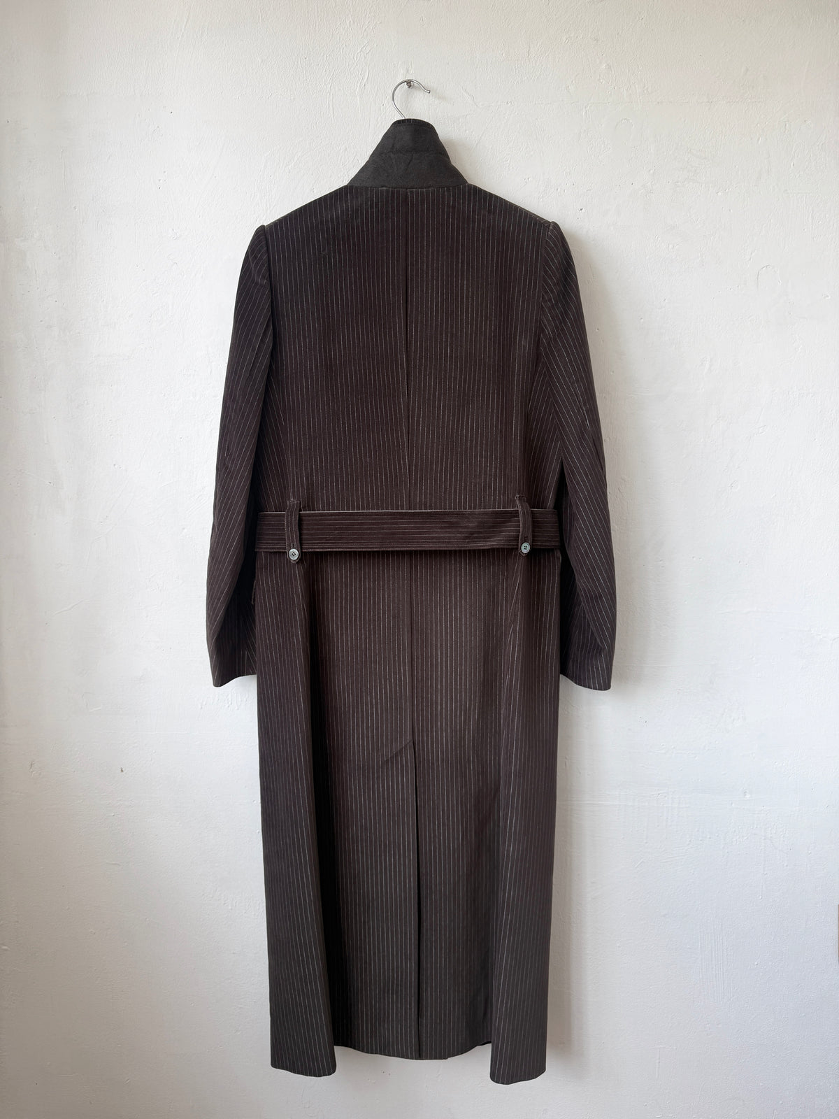 Double Breasted Belted Coat