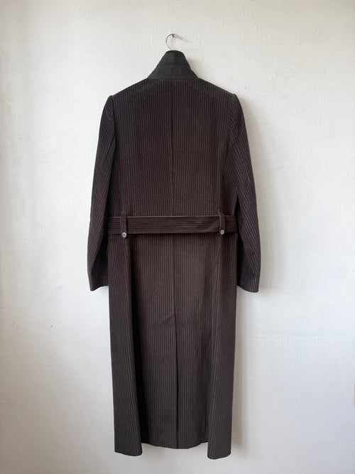 Double Breasted Belted Coat